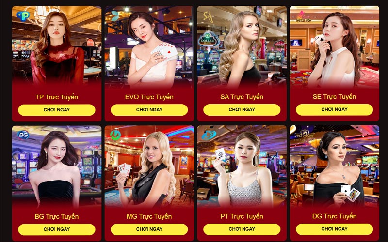 Nhiều sảnh live casino để bet thủ tha hồ cá cược